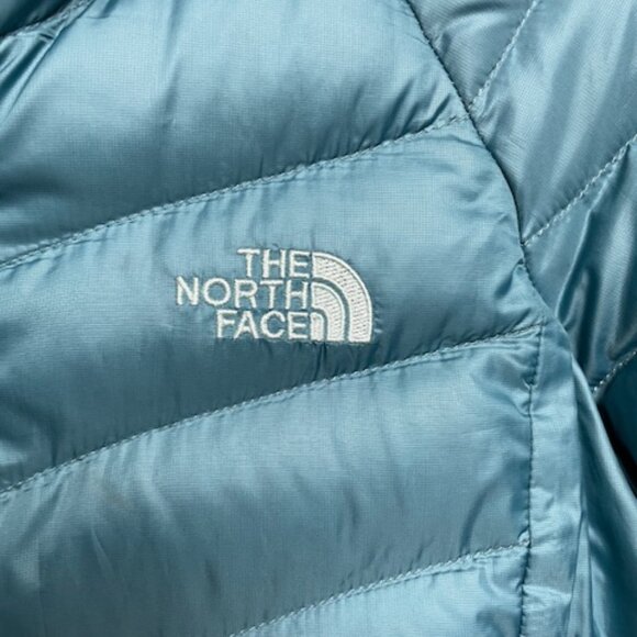 The North Face Nuptse Down Blue Teal Women's Puffer Jacket - SP - Picture 3 of 13